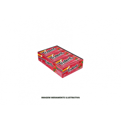 CHICLETE - TRIDENT - 8g MORANGO - DP21